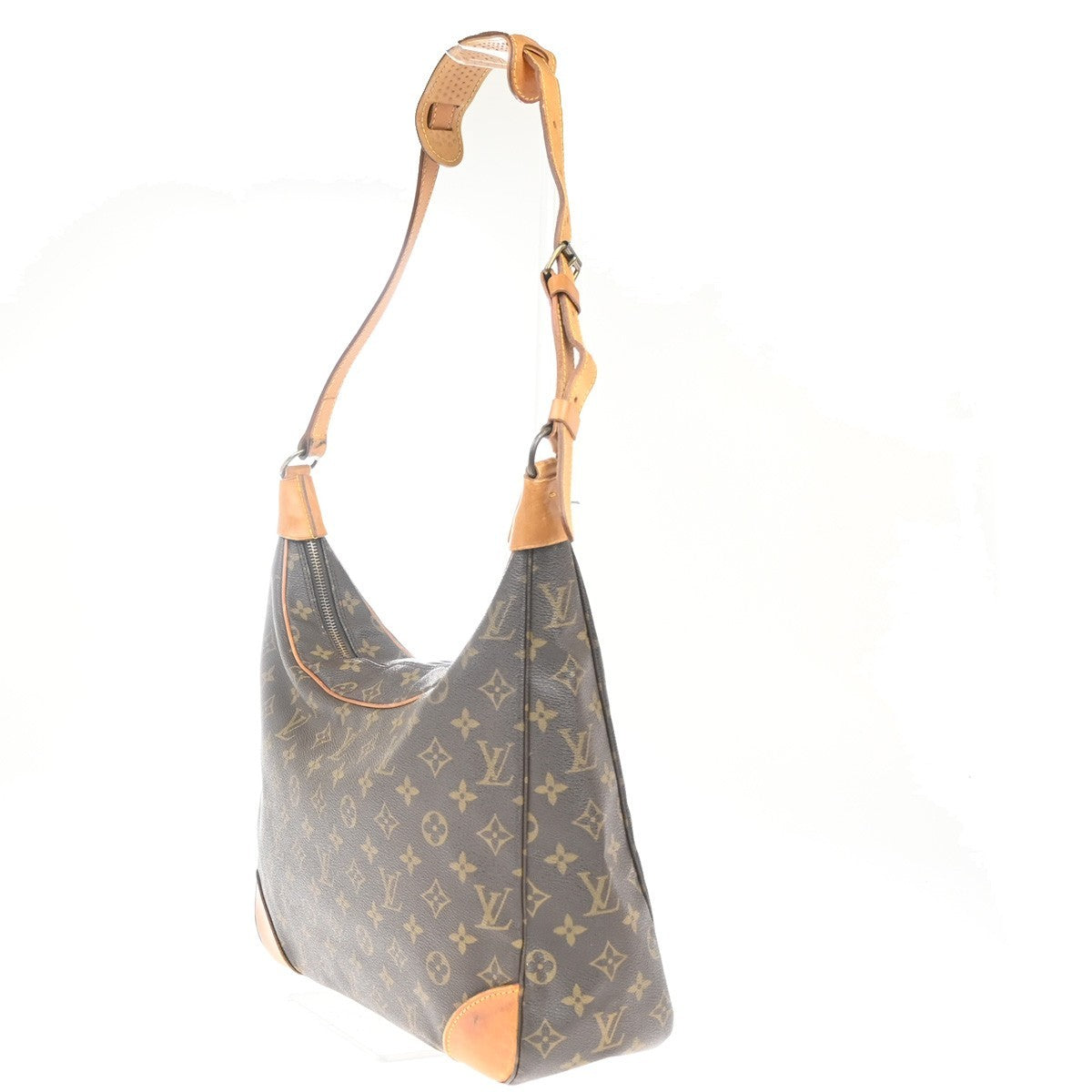 LOUIS VUITTON Boulogne 35 Shoulder Bag Monogram Leather Brown M51260 82KC655