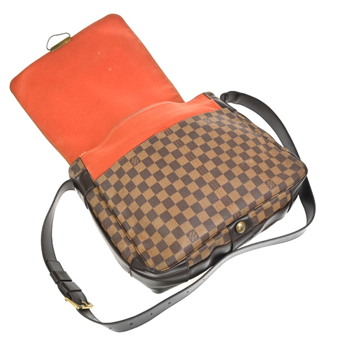 LOUIS VUITTON Bastille Shoulder Bag Damier Ebene Leather Brown N45258 85CA824