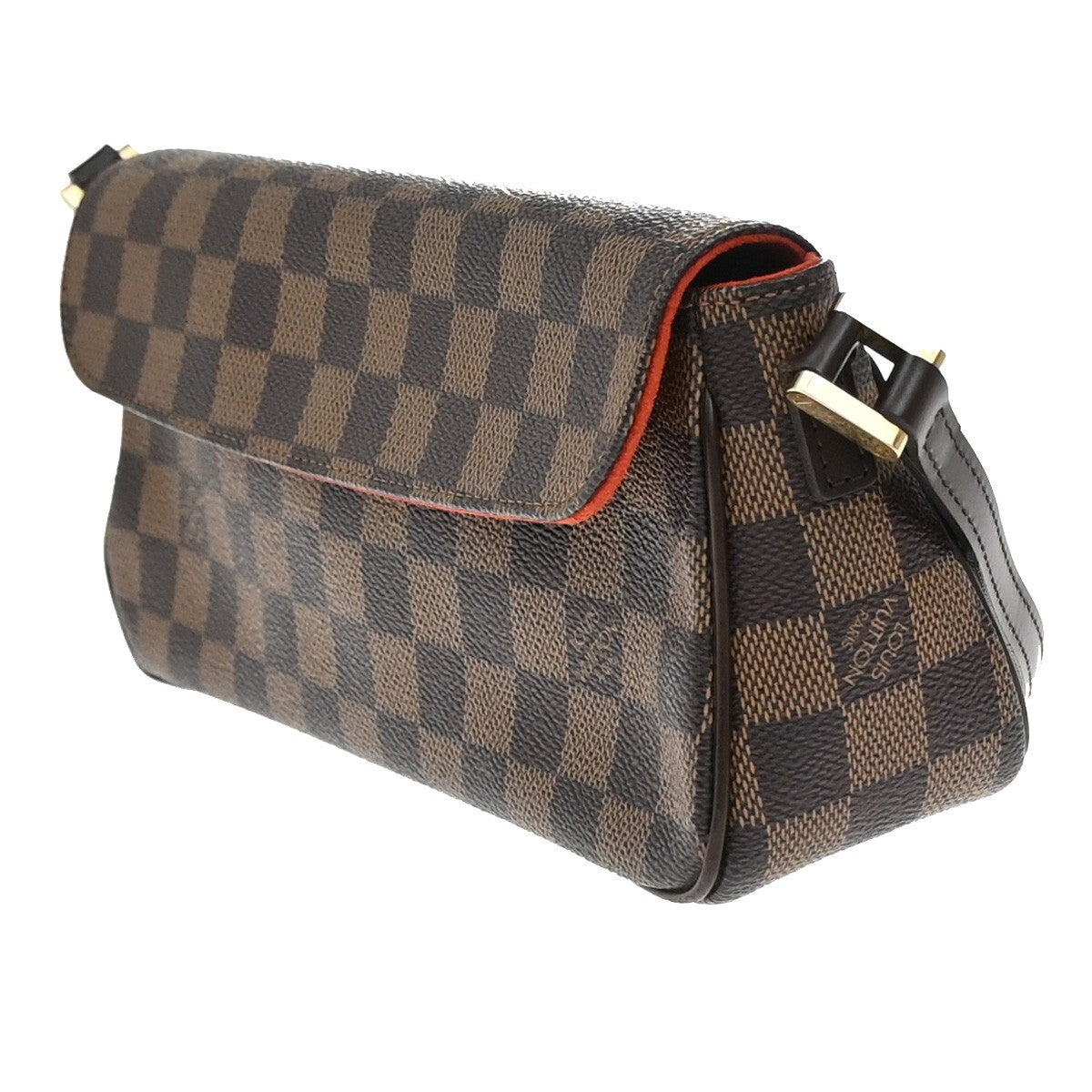 LOUIS VUITTON Recolator Shoulder Bag Damier Ebene Leather Brown N51299 40EE217