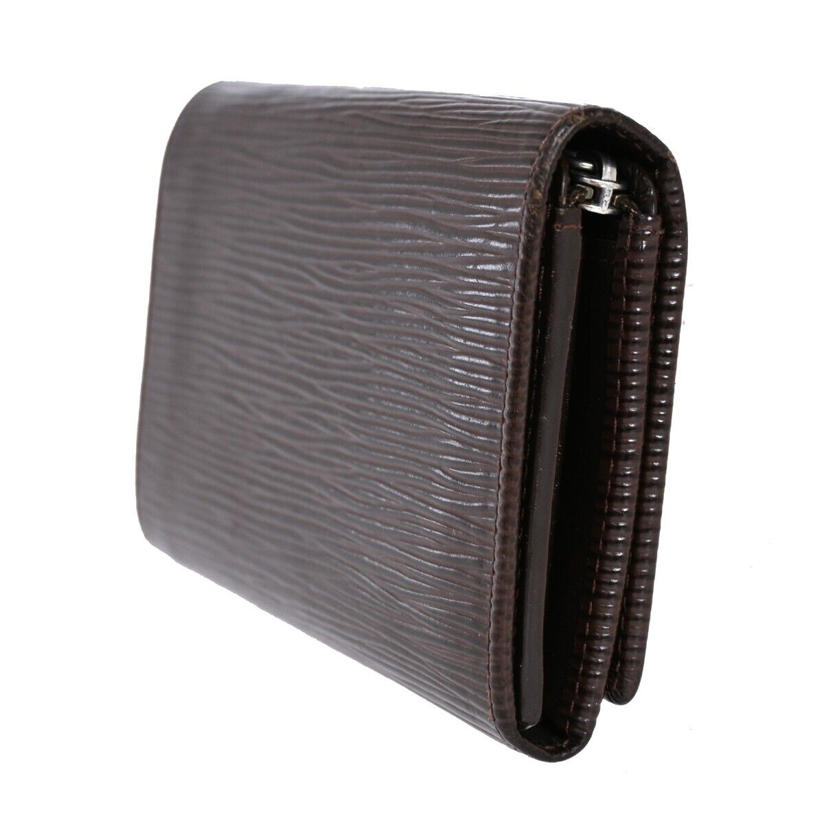 LOUIS VUITTON Portefeuille Tresor Bifold Wallet Epi Leather Brown M6350D 67HB294