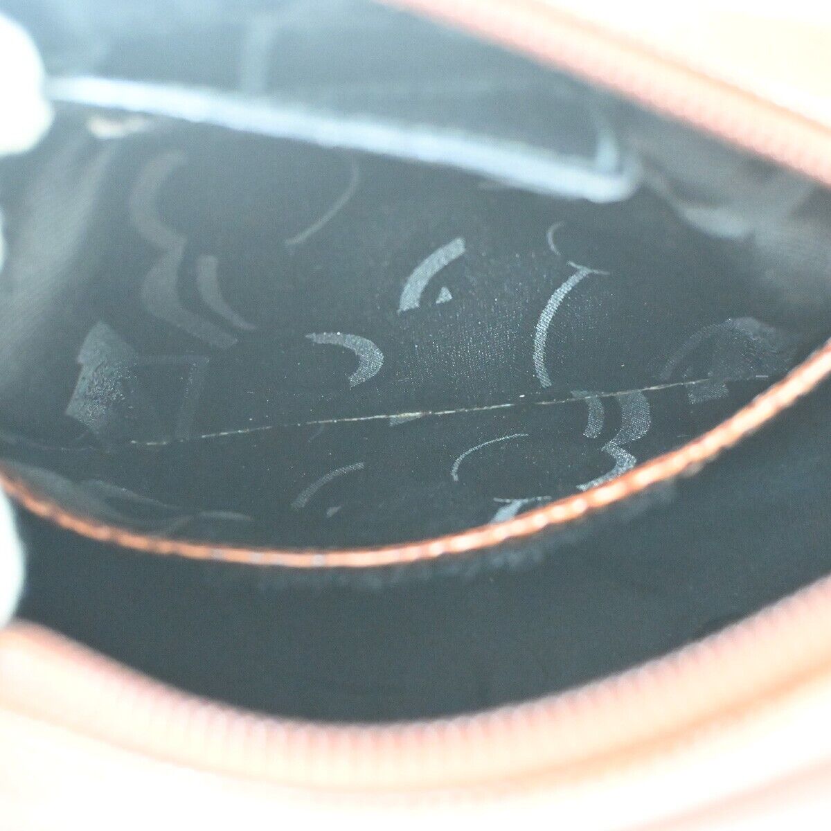 SALVATORE FERRAGAMO Vara Mini Shoulder Bag Embossing Leather Brown GHW 62YD180