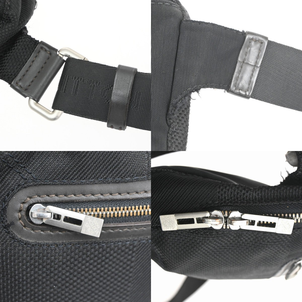 LOUIS VUITTON Arce Body Bag Damier Geant Canvas Leather Black M93021 30TA452