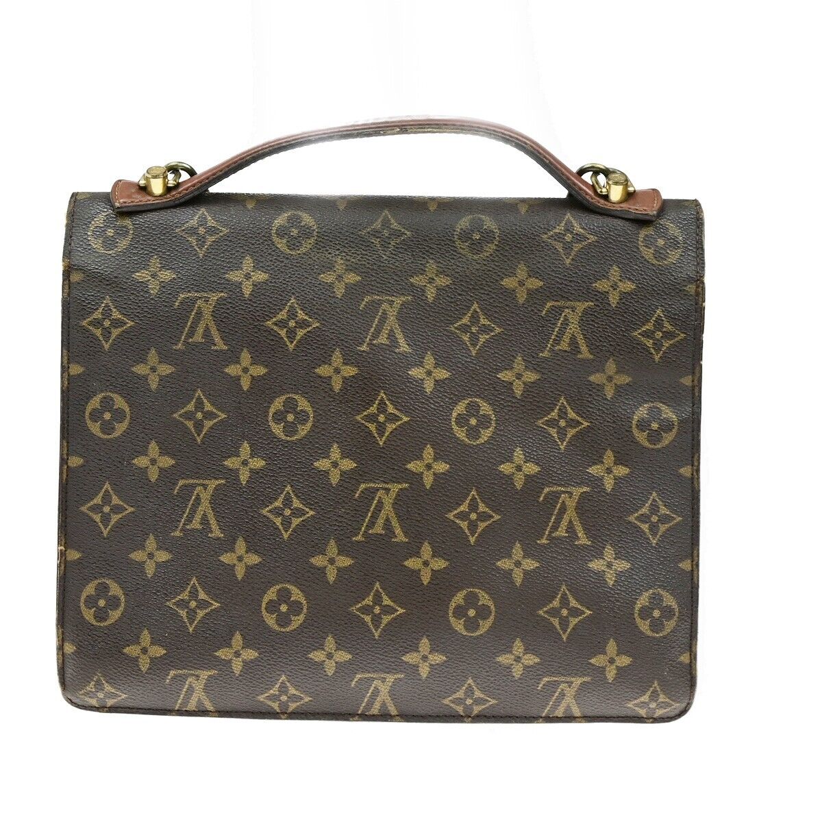 LOUIS VUITTON Monceau 28 2Way Shoulder Hand Bag Monogram Leather M51185 38EE005