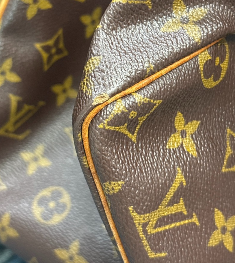 LOUIS VUITTON Speedy 30 Travel Hand Bag Monogram Leather Brown M41526 17MA700