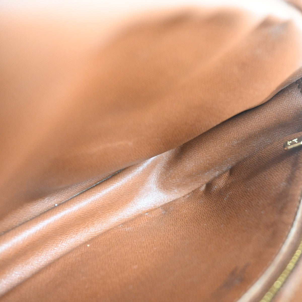 LOUIS VUITTON Jeune Fille MM Shoulder Bag Monogram Leather Brown M51226 33PA124