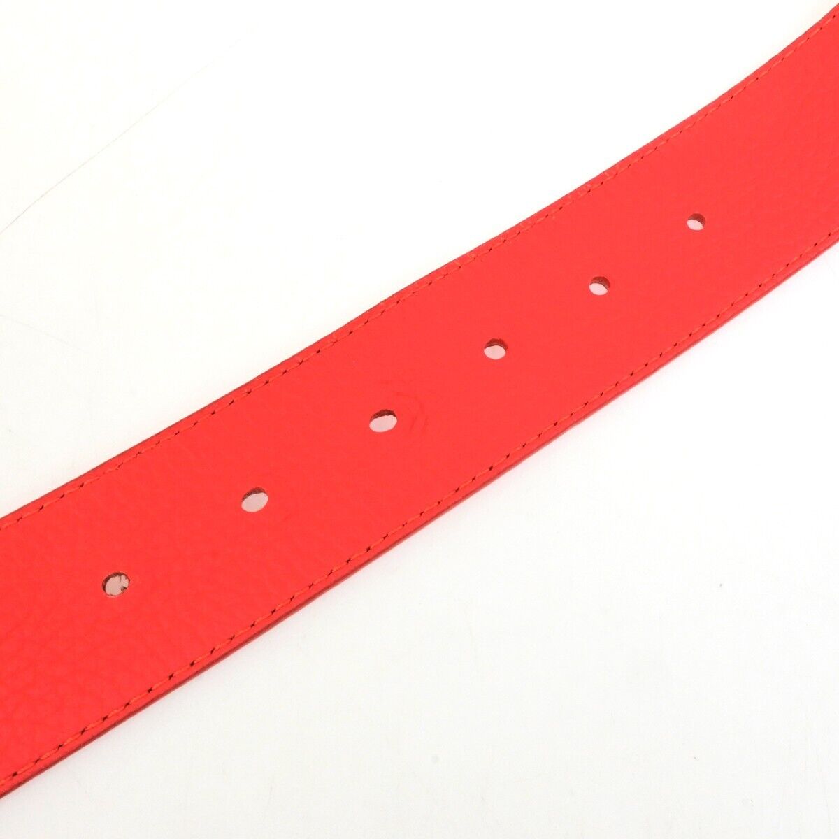 LOUIS VUITTON Ceinture LV Shape Belt  98/38 Taurillon Leather Red MP238 89RL093