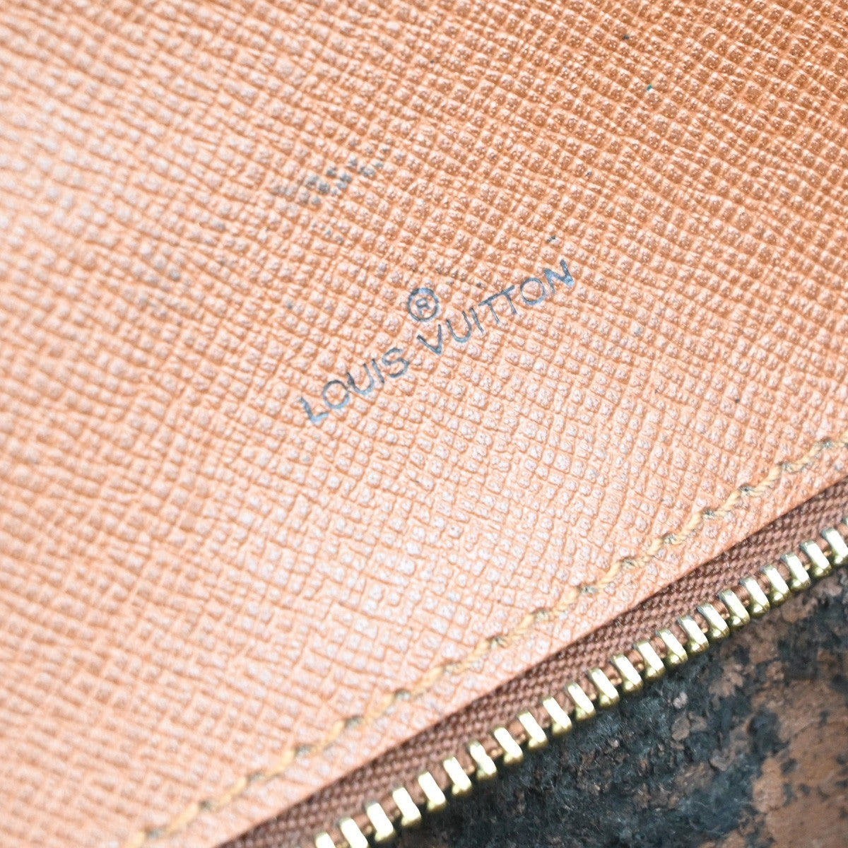 LOUIS VUITTON Chantilly GM Shoulder Bag Monogram Leather Brown M51232 81SA010
