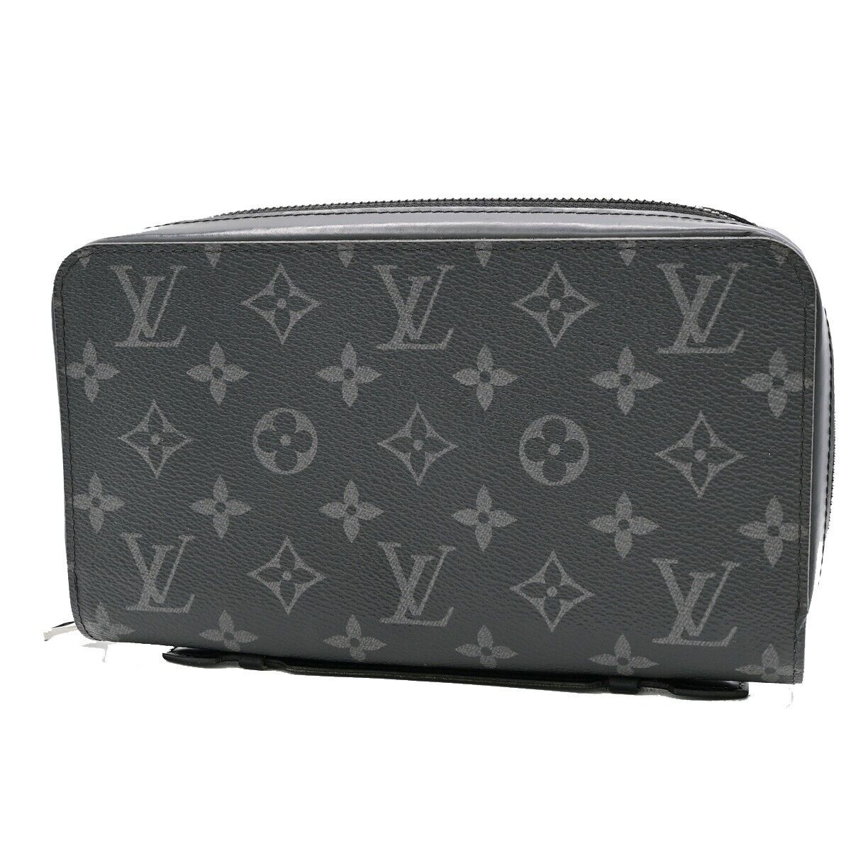 LOUIS VUITTON Zippy XL Long Bifold Wallet Monogram Eclipse BK M61698 93EA986