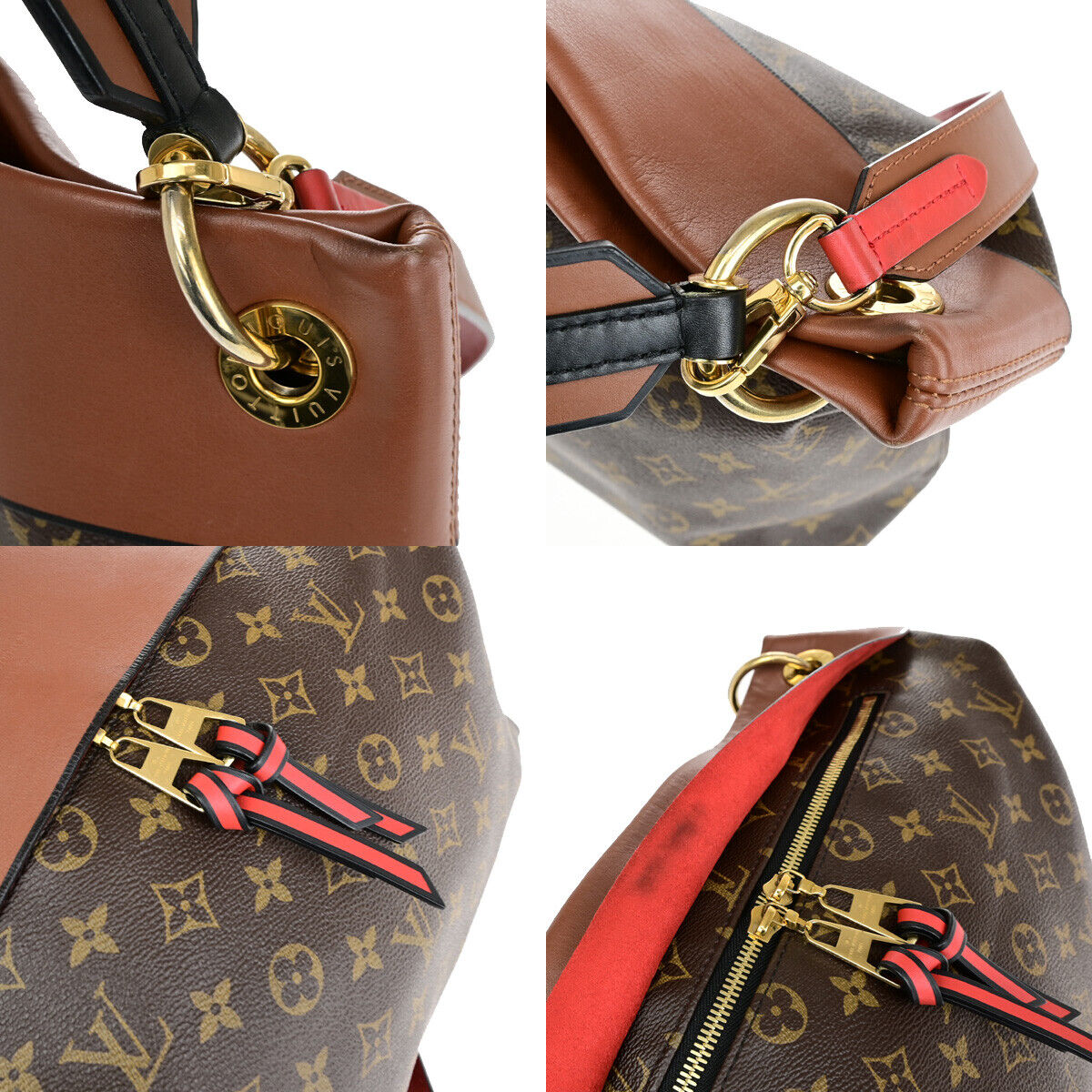 LOUIS VUITTON Tuileries Hobo 2Way Shoulder Bag Monogram Leather M43155 664YF216