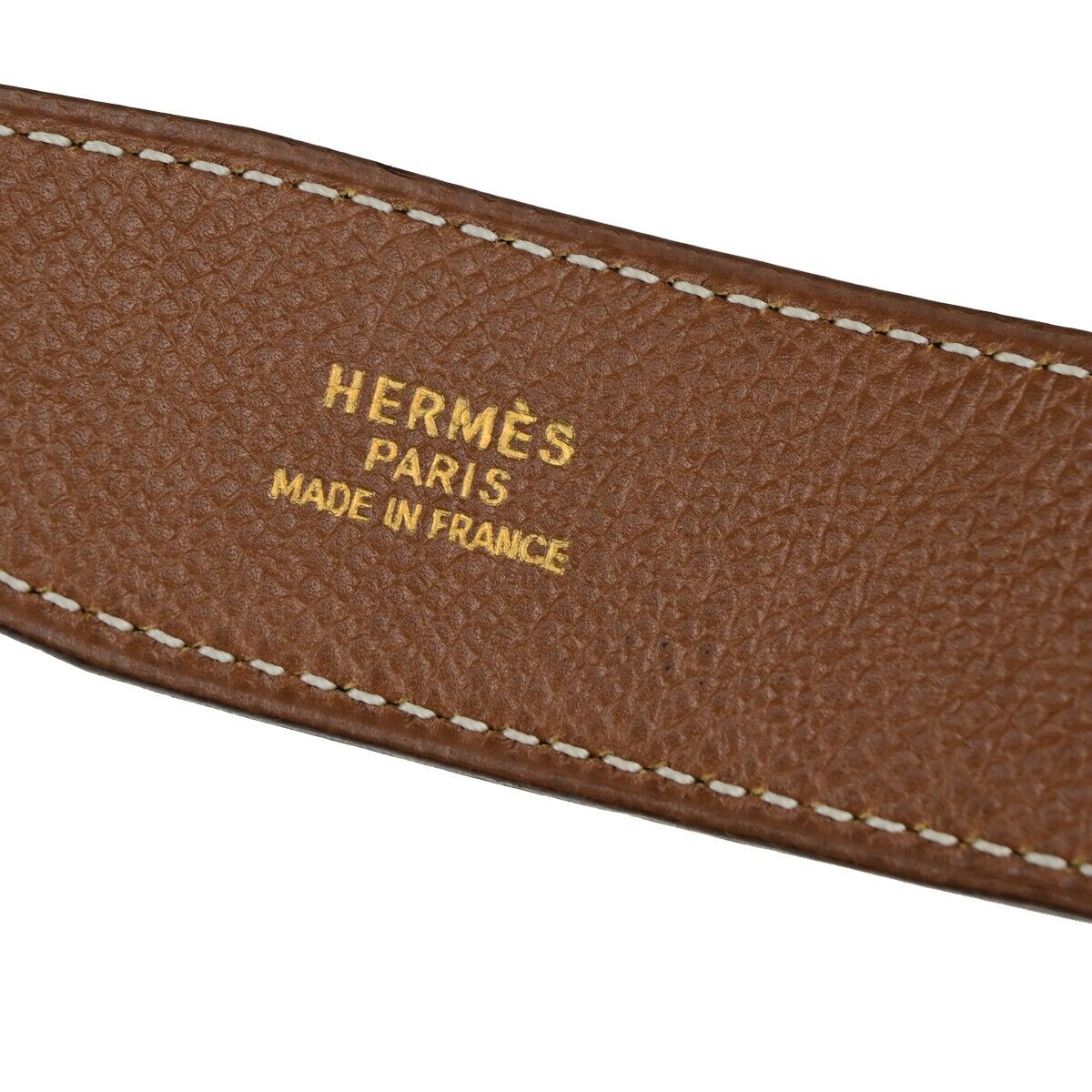 HERMES H Logo Constance Reversible Buckle Belt #70 Leather ◯Z Black GHW 83EC005