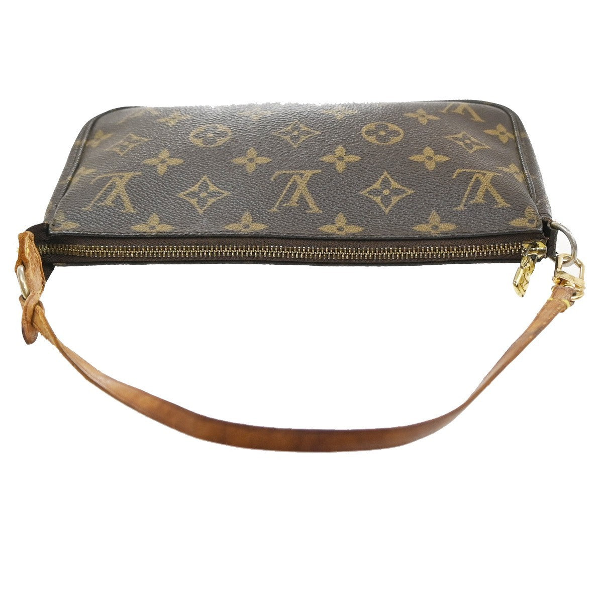 LOUIS VUITTON Pochette Accessoires Hand Bag Monogram Leather BN M51980 65SA127