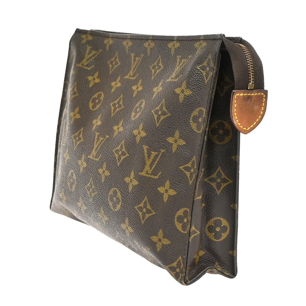 LOUIS VUITTON Poche Toilette 26 Clutch Pouch Bag Monogram Leather M47542 09YJ180