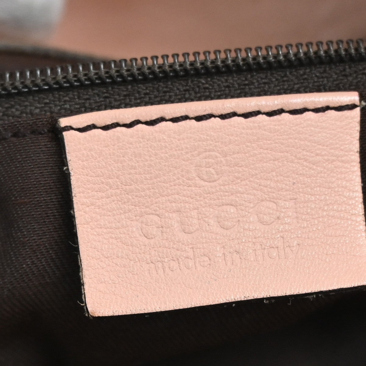GUCCI GG Pattern Abbey D-ring Shoulder Bag Canvas Leather Brown Italy 69CA515