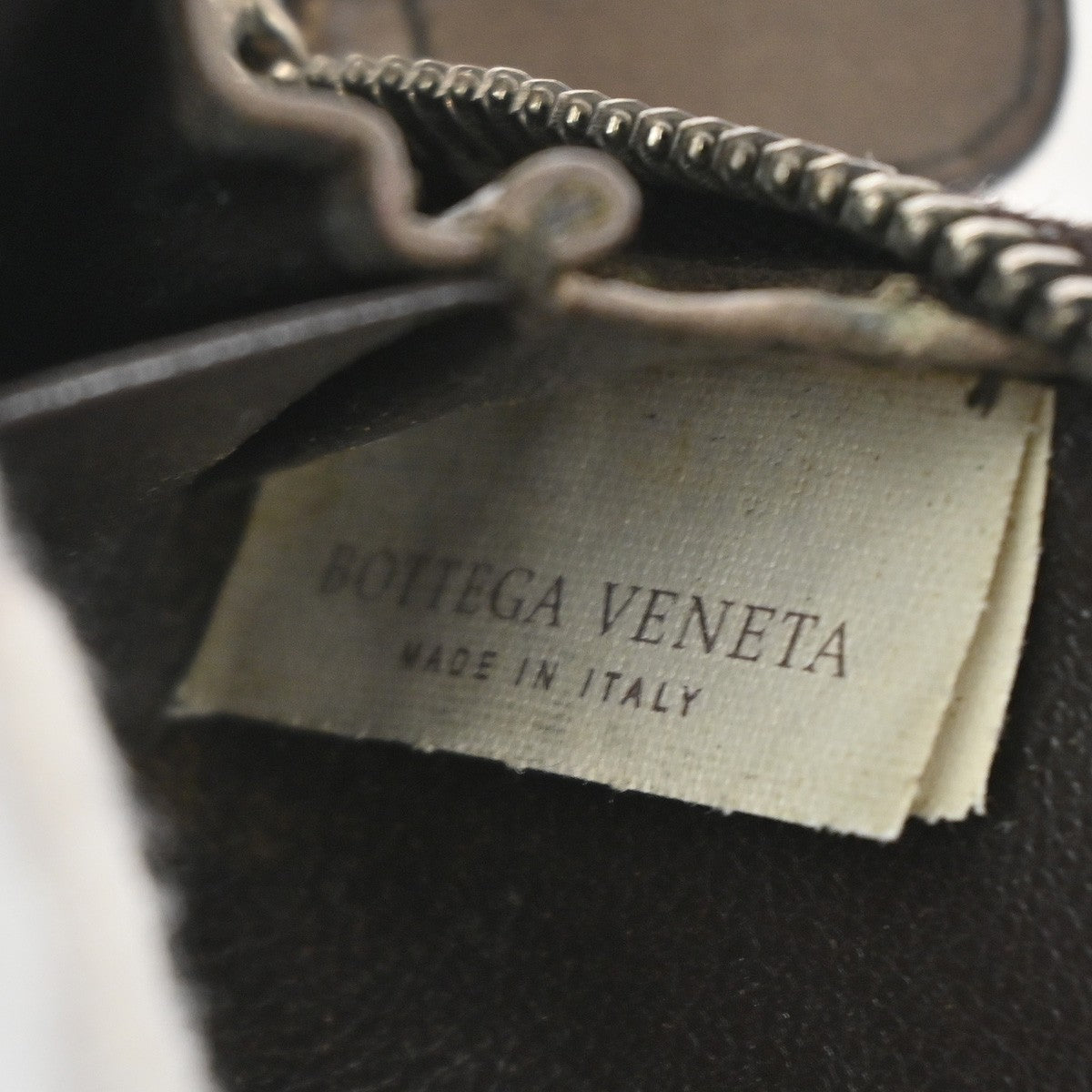 BOTTEGA VENETA Intrecciato Coin Case Round Zipper Wallet Leather Brown  02TA173