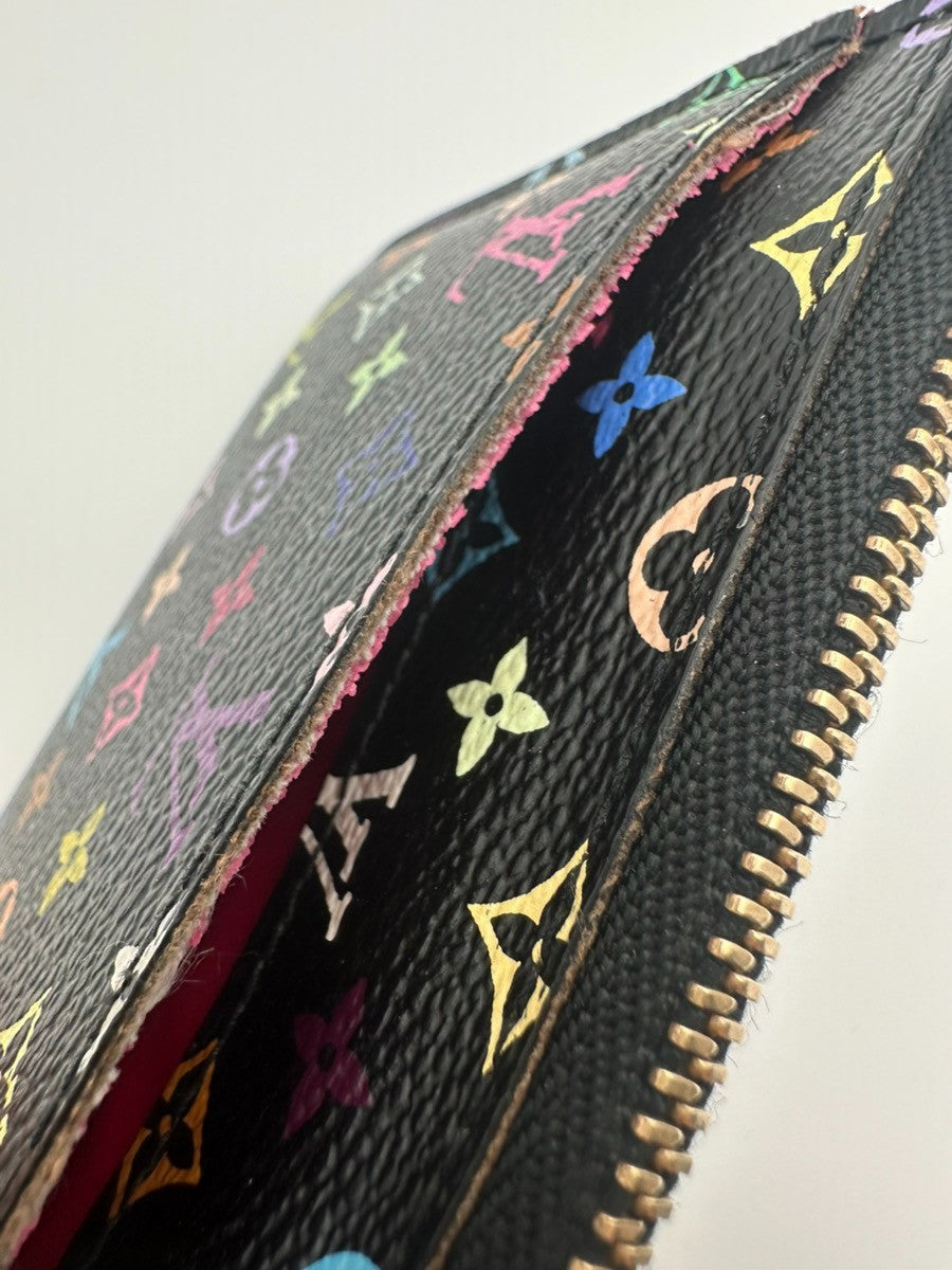 LOUIS VUITTON Pochette Cles Coin Case Monogram Multi Leather BK M93735 32CA639
