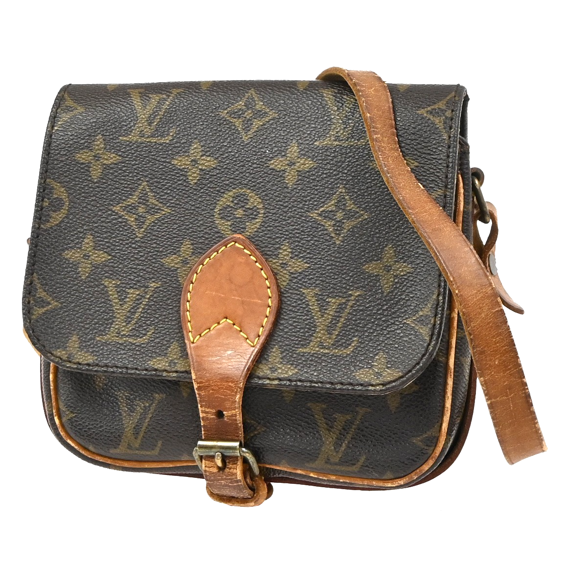 LOUIS VUITTON Mini Cartouchiere Shoulder Bag Monogram Leather BN M51254 31YH964