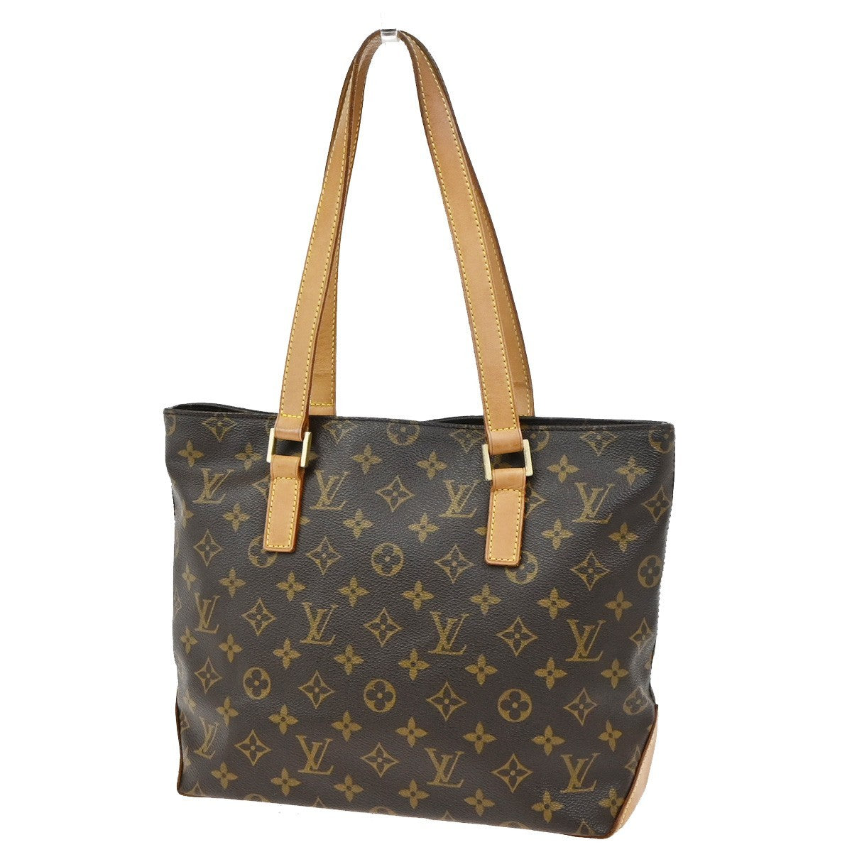 LOUIS VUITTON Cabas Piano Shoulder Bag Monogram Leather Brown M51148 97YJ064