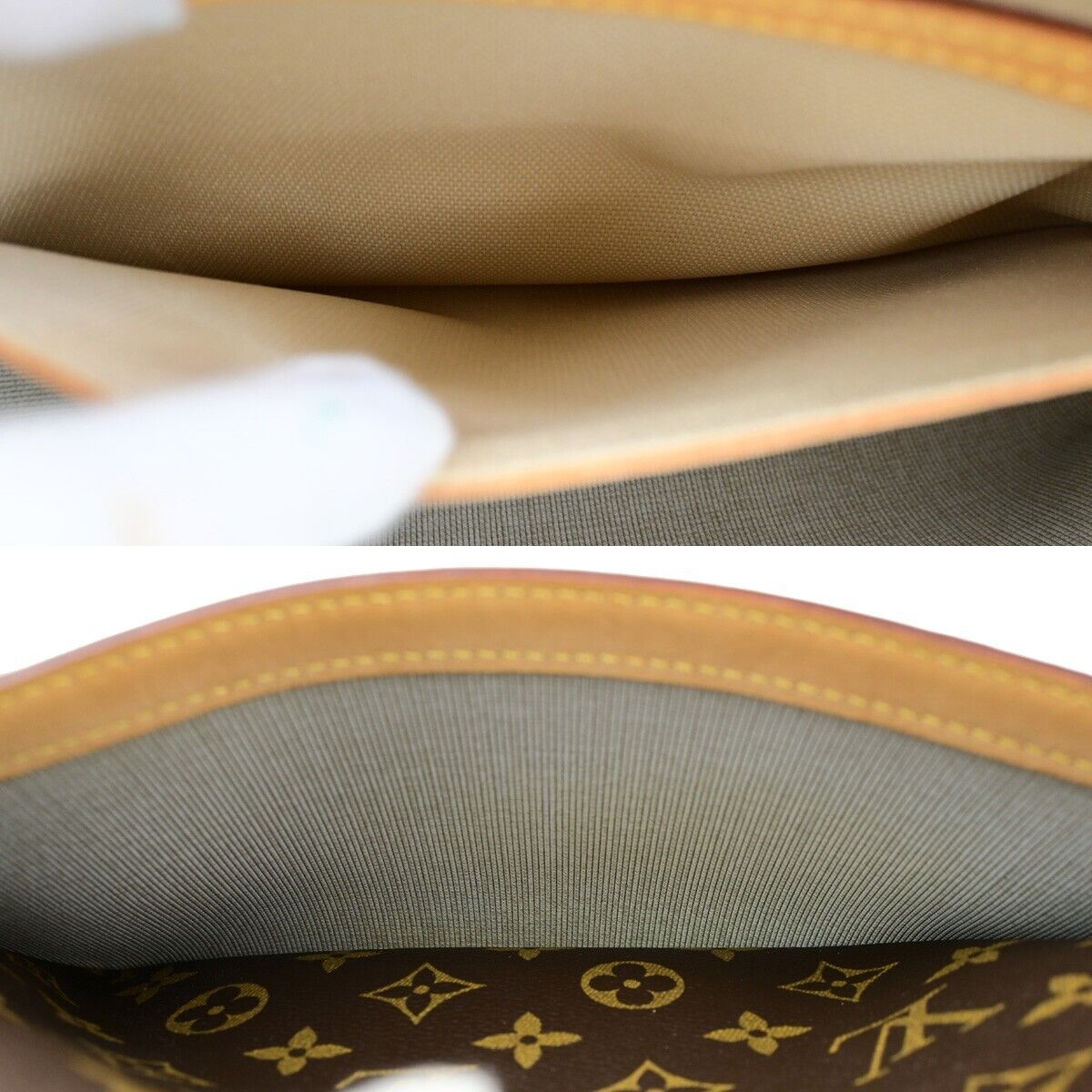 LOUIS VUITTON Reporter PM Crossbody Shoulder Bag Monogram Leather M45254 95ED088