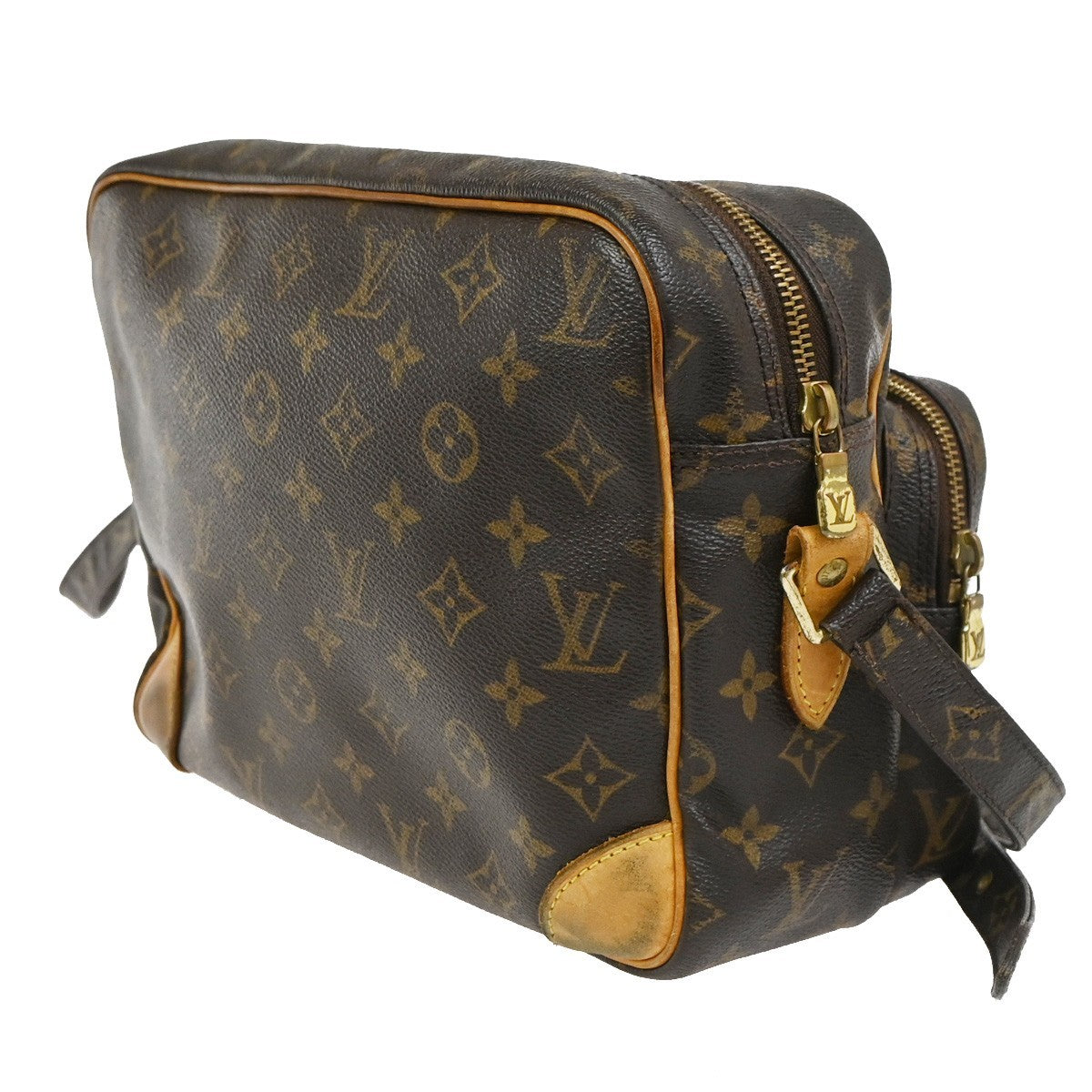 LOUIS VUITTON Nile Crossbody Shoulder Bag Monogram Leather Brown M45244 35CB012