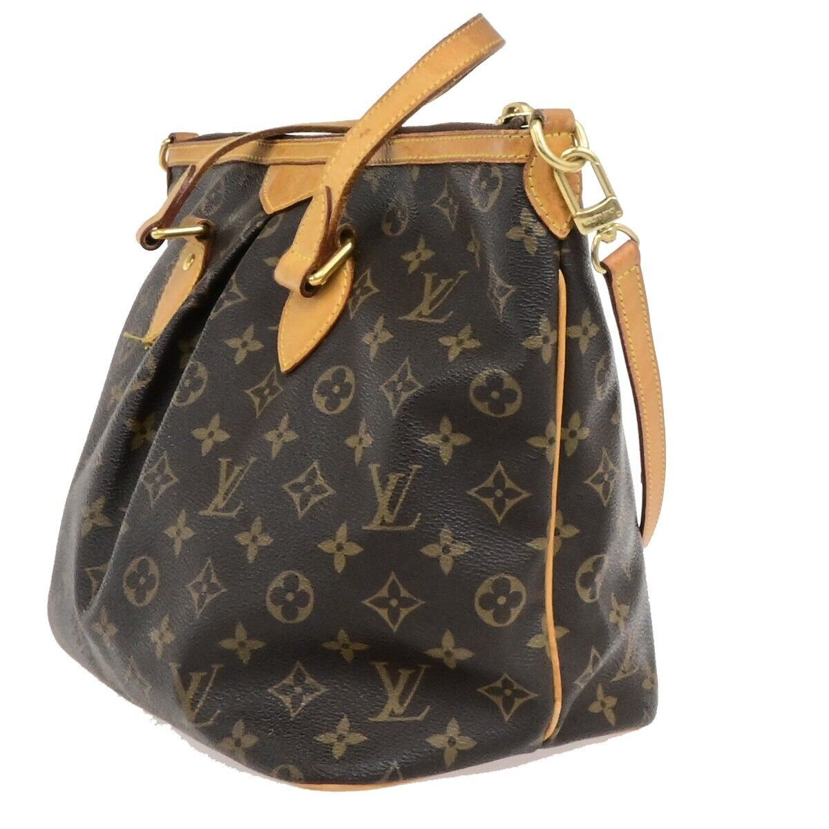 LOUIS VUITTON Palermo PM Shoulder Hand Bag Monogram Leather Brown M40145 21EE061