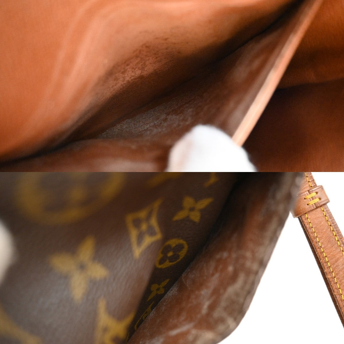 LOUIS VUITTON Mini Saint Cloud Shoulder Bag Monogram Leather BN M51244 32KB301