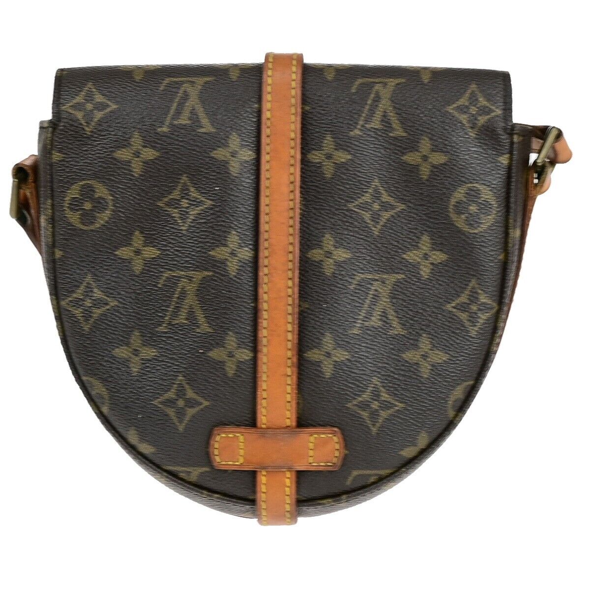 LOUIS VUITTON Chantilly PM Shoulder Bag Monogram Leather Brown M51234 80EC955