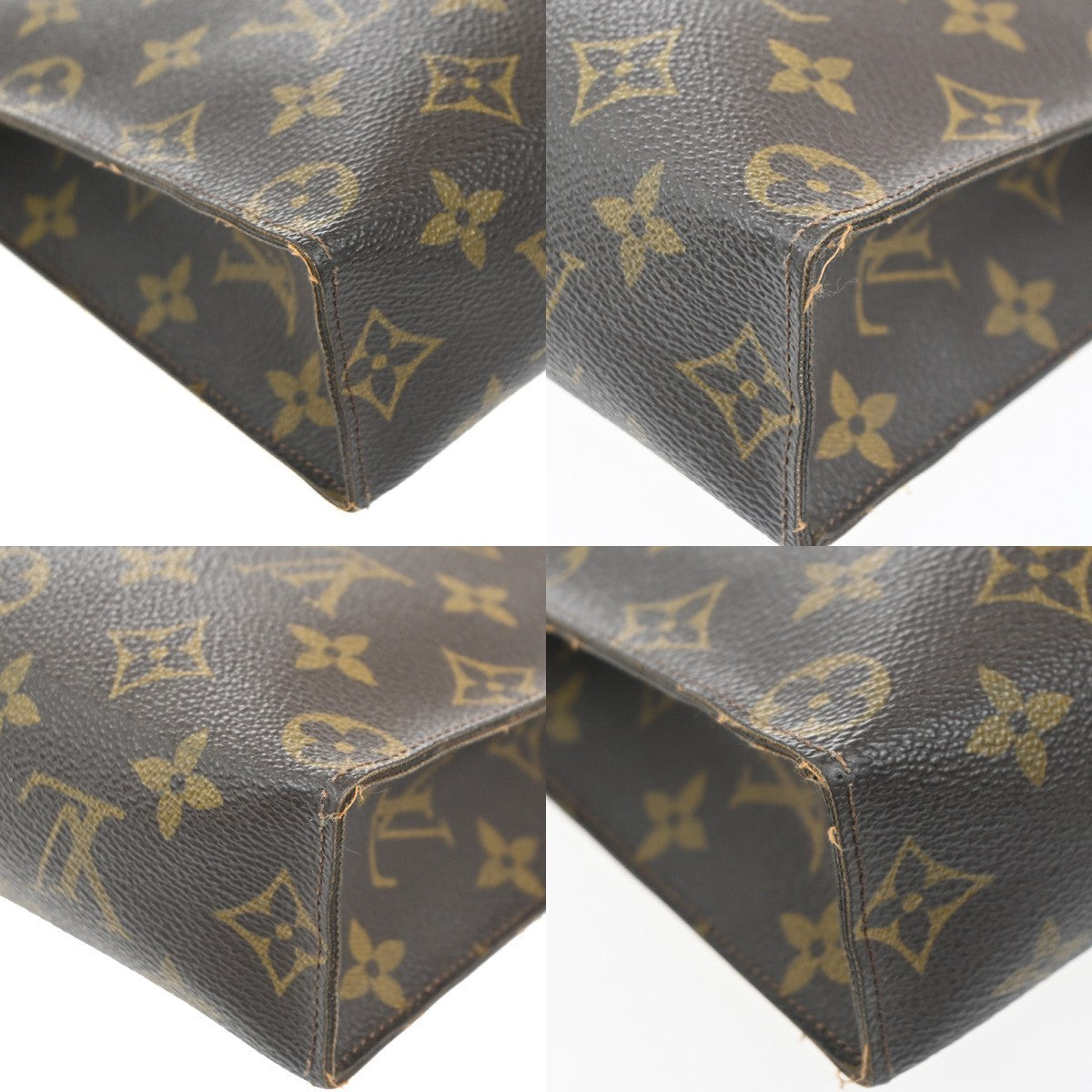 LOUIS VUITTON Poche Toilette 26 Clutch Pouch Bag Monogram Leather M47542 04MA160
