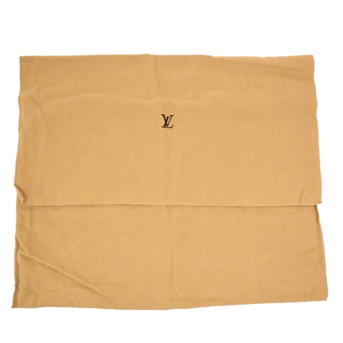 LOUIS VUITTON Logo 10 Set Dust Bag Drawstring Canvas Cotton Beige Brown 09KB864