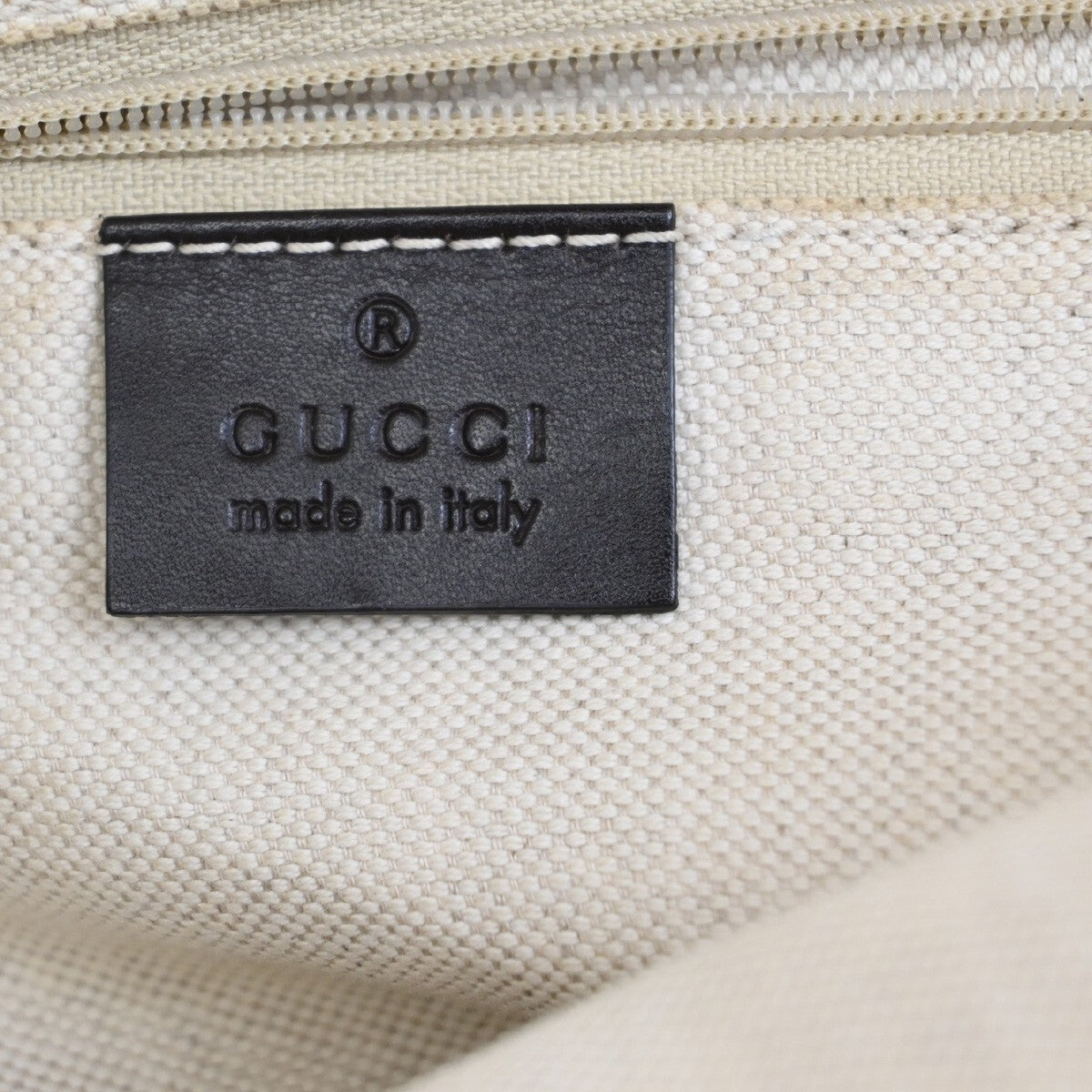GUCCI Logo GG Diamante Sukey Shoulder Bag Charm Canvas Leather Brown 76FB714