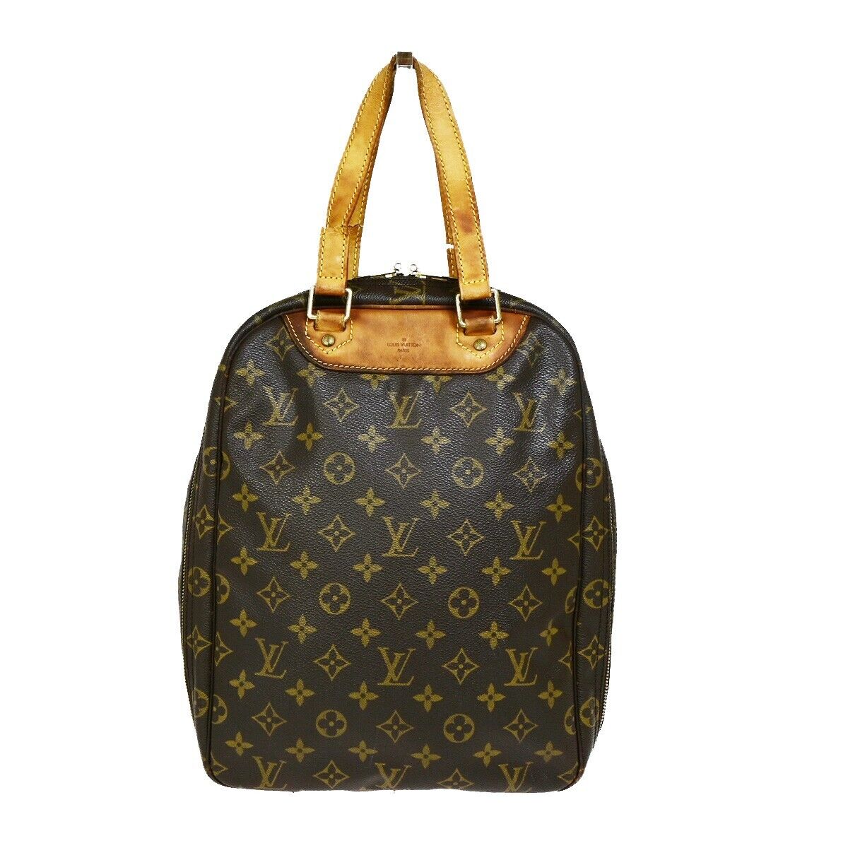 LOUIS VUITTON Excursion Shoes Hand Bag Monogram Leather Brown M41450 68HC045