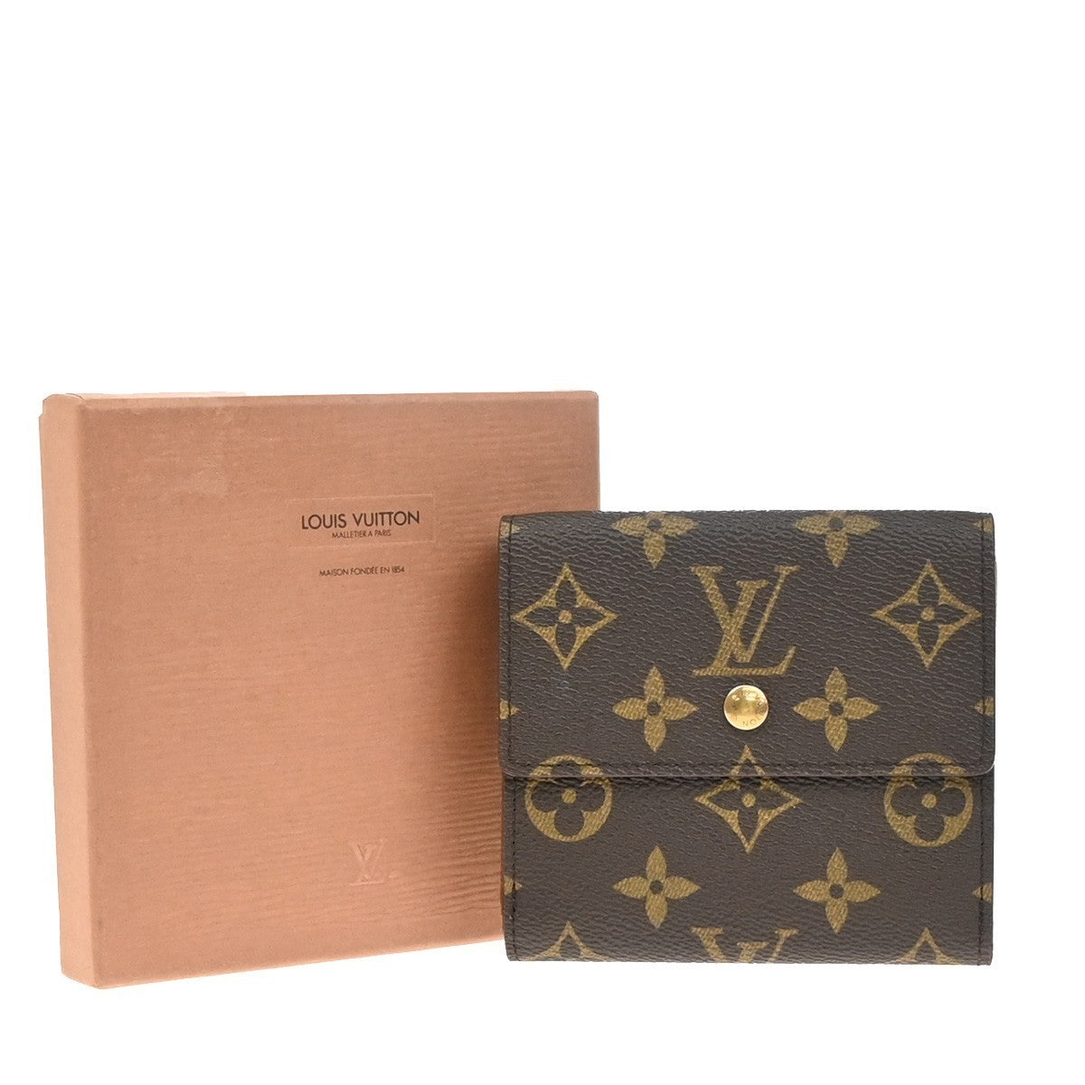 LOUIS VUITTON Porte Monnaie Billet Carte Credit Wallet Monogram M61652 64KP185