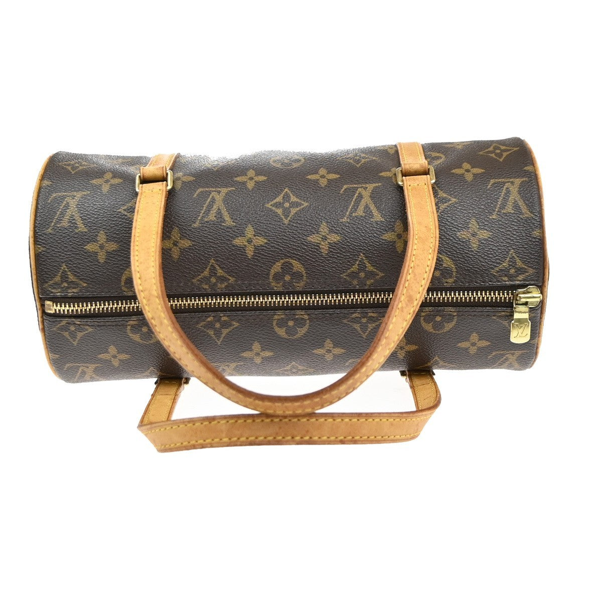 LOUIS VUITTON PAPILLON 26 Hand Bag Monogram Leather Brown France M51366 73SA014