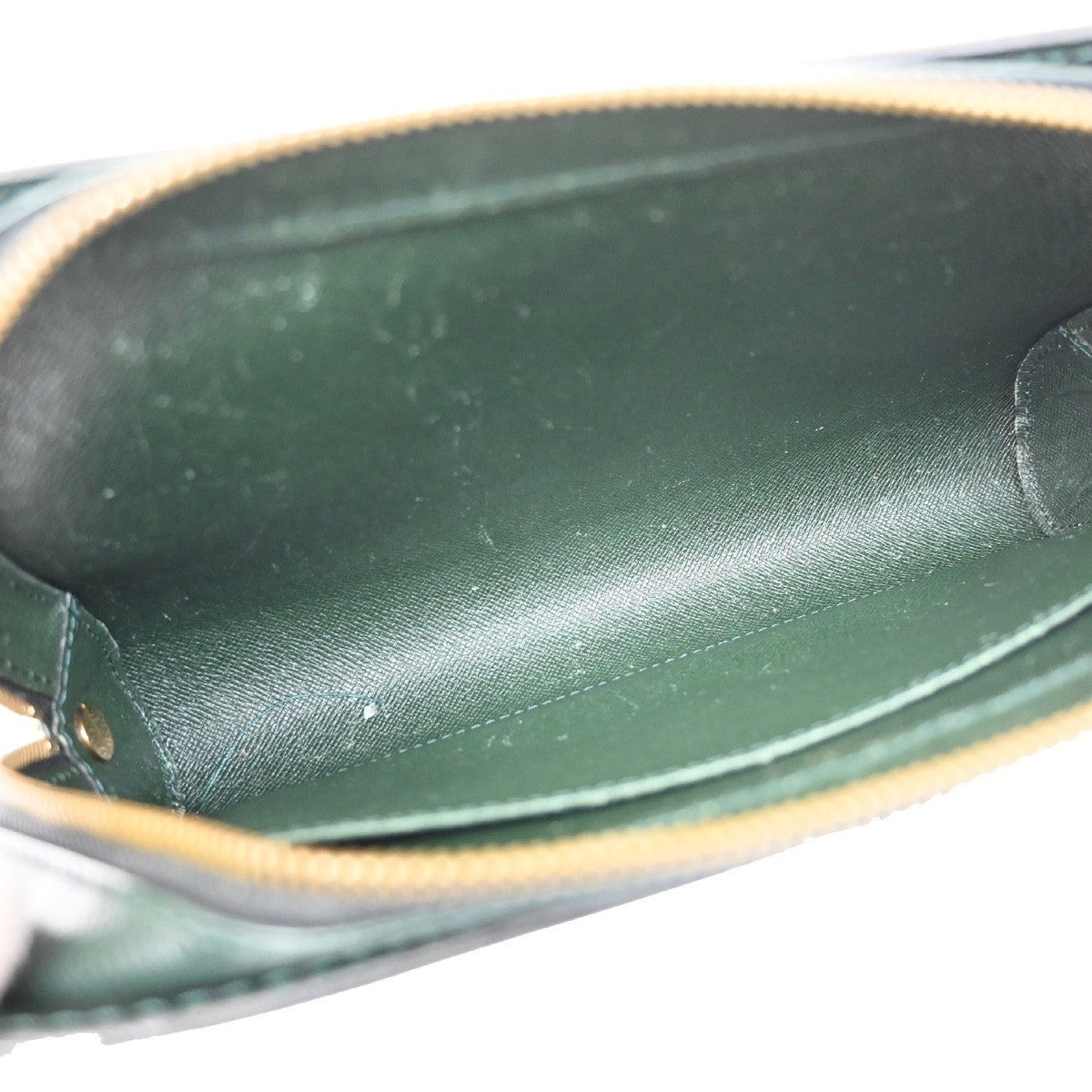 LOUIS VUITTON LV Logo BAIKAL Clutch Hand Bag Taiga Leather Epicea M30184 68KP164