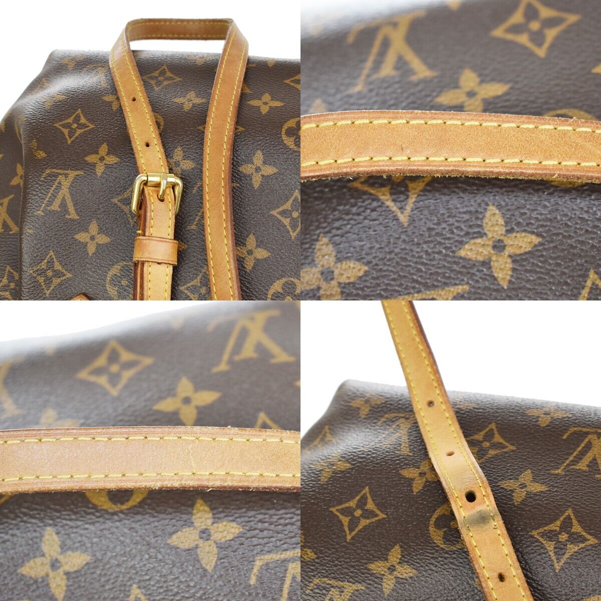 LOUIS VUITTON Turenne PM 2Way Hand Bag Monogram Leather Brown M48813 98YB867