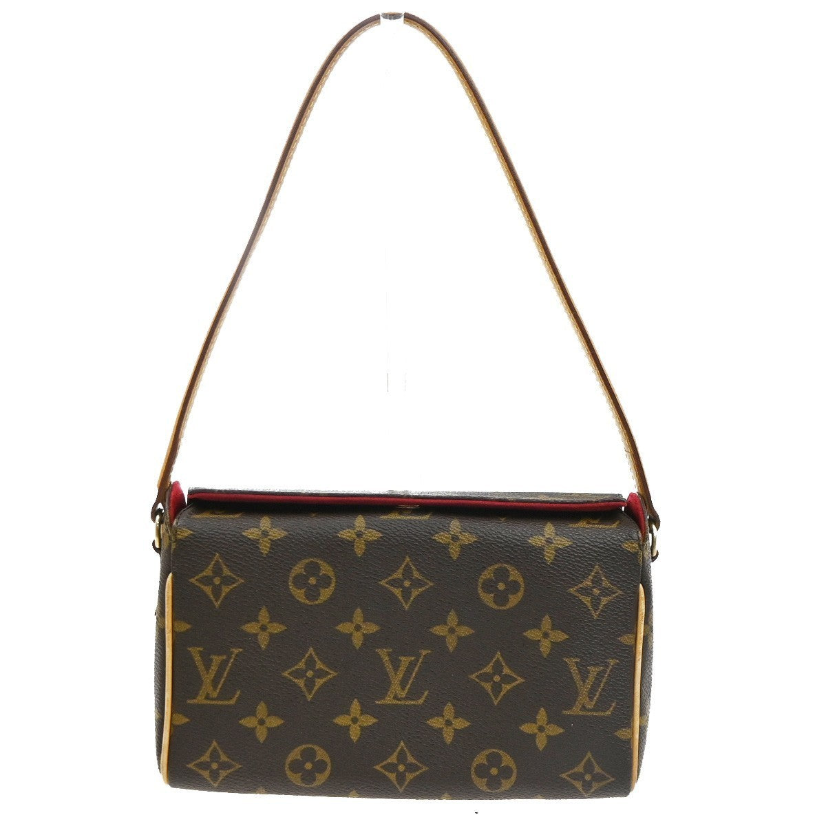 LOUIS VUITTON LV Recital Long Shoulder Bag Monogram Brown M51900 50TA702
