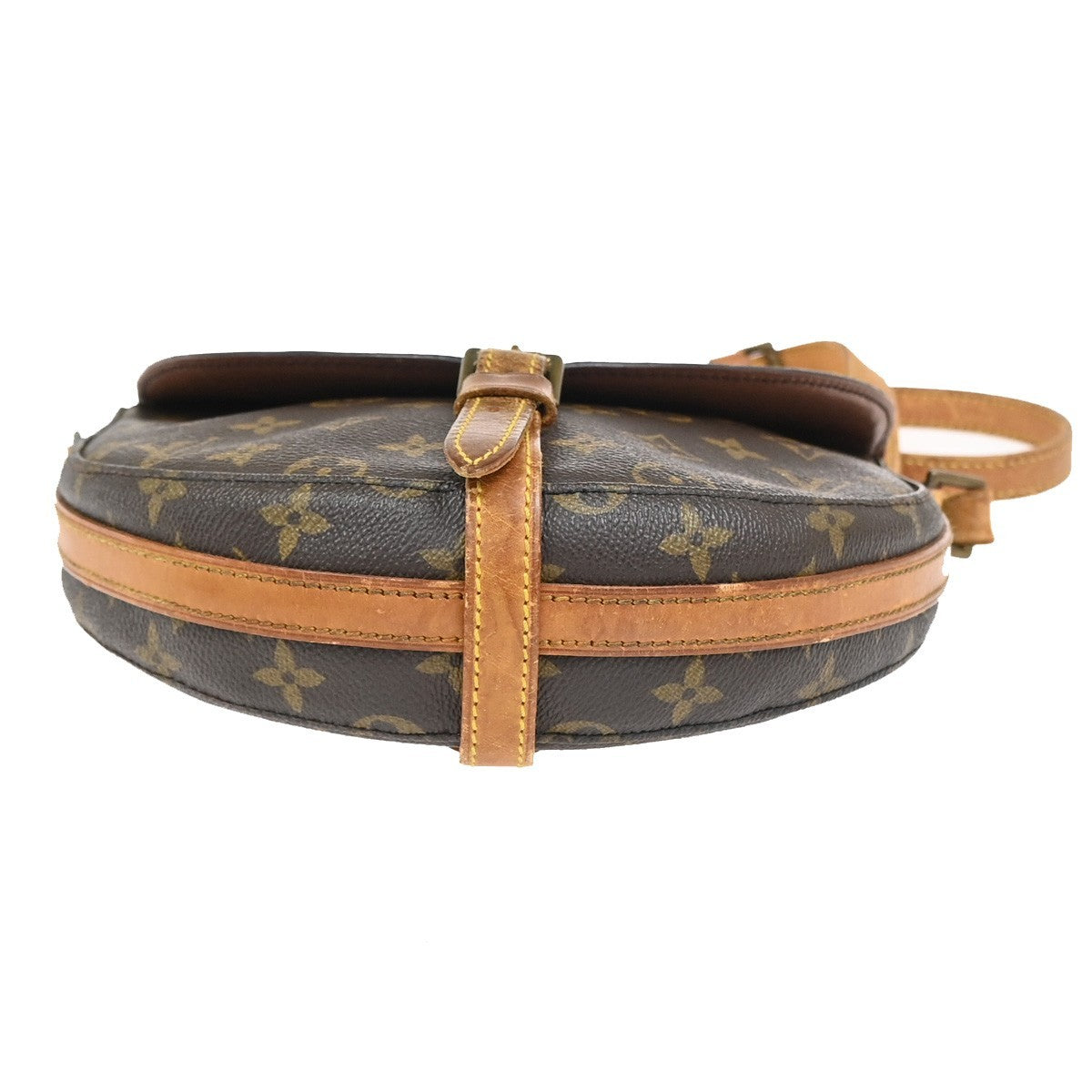 LOUIS VUITTONI Chantilly MM Shoulder Bag Monogram Leather Brown M51233 65AA213