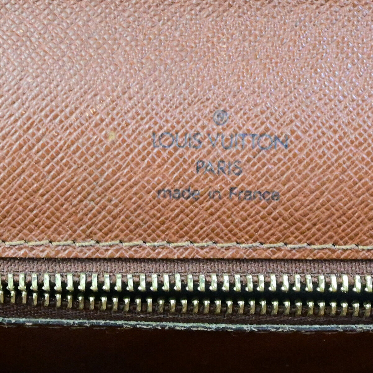 LOUIS VUITTON Monceau 28 Hand Bag Monogram Leather Brown France M51185 02SJ533