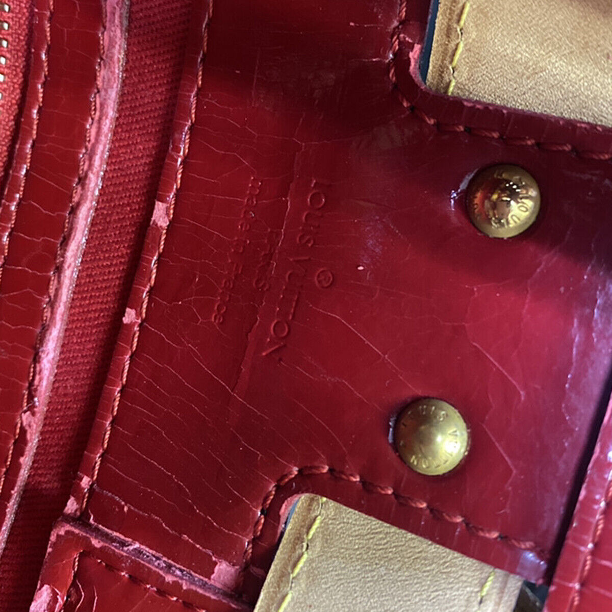 LOUIS VUITTON Neo Bucket Shoulder Bag Monogram Ruby Leather BN RD M95613 81YG627