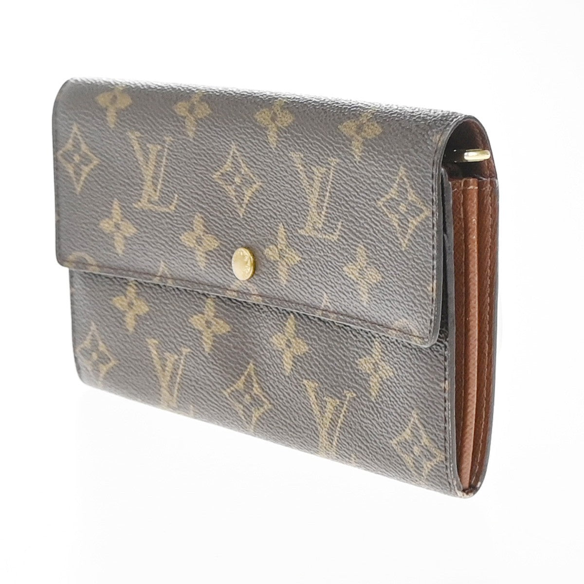 LOUIS VUITTON Porte Monnaie Credit Bifold Wallet Monogram Leather M61725 61KP379