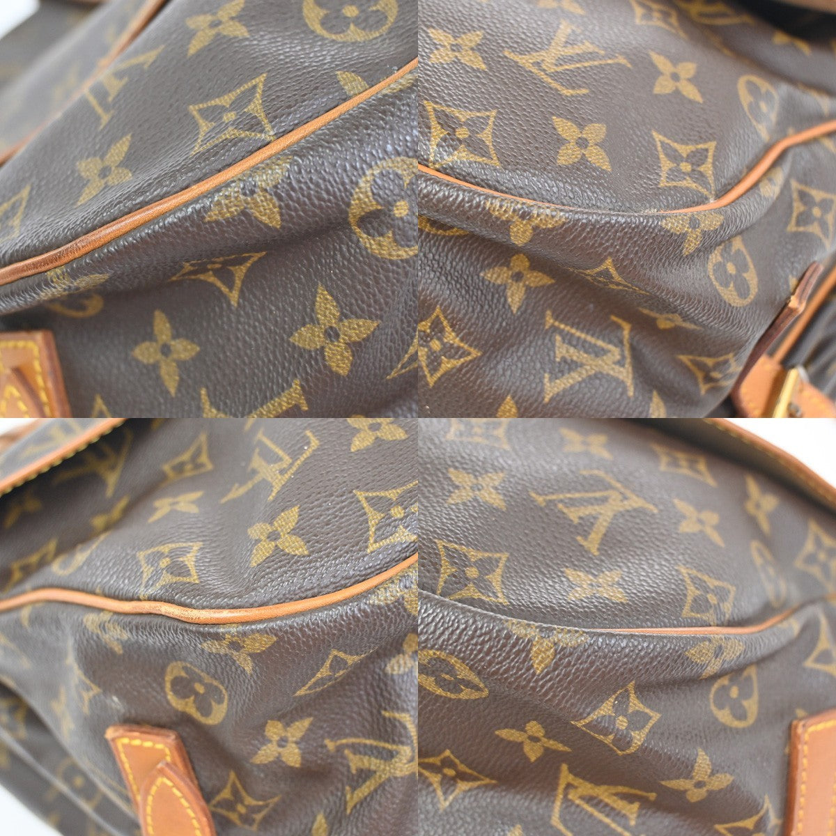 LOUIS VUITTON Saumur 35 Shoulder Bag Monogram Leather BN France M42254 79KC946