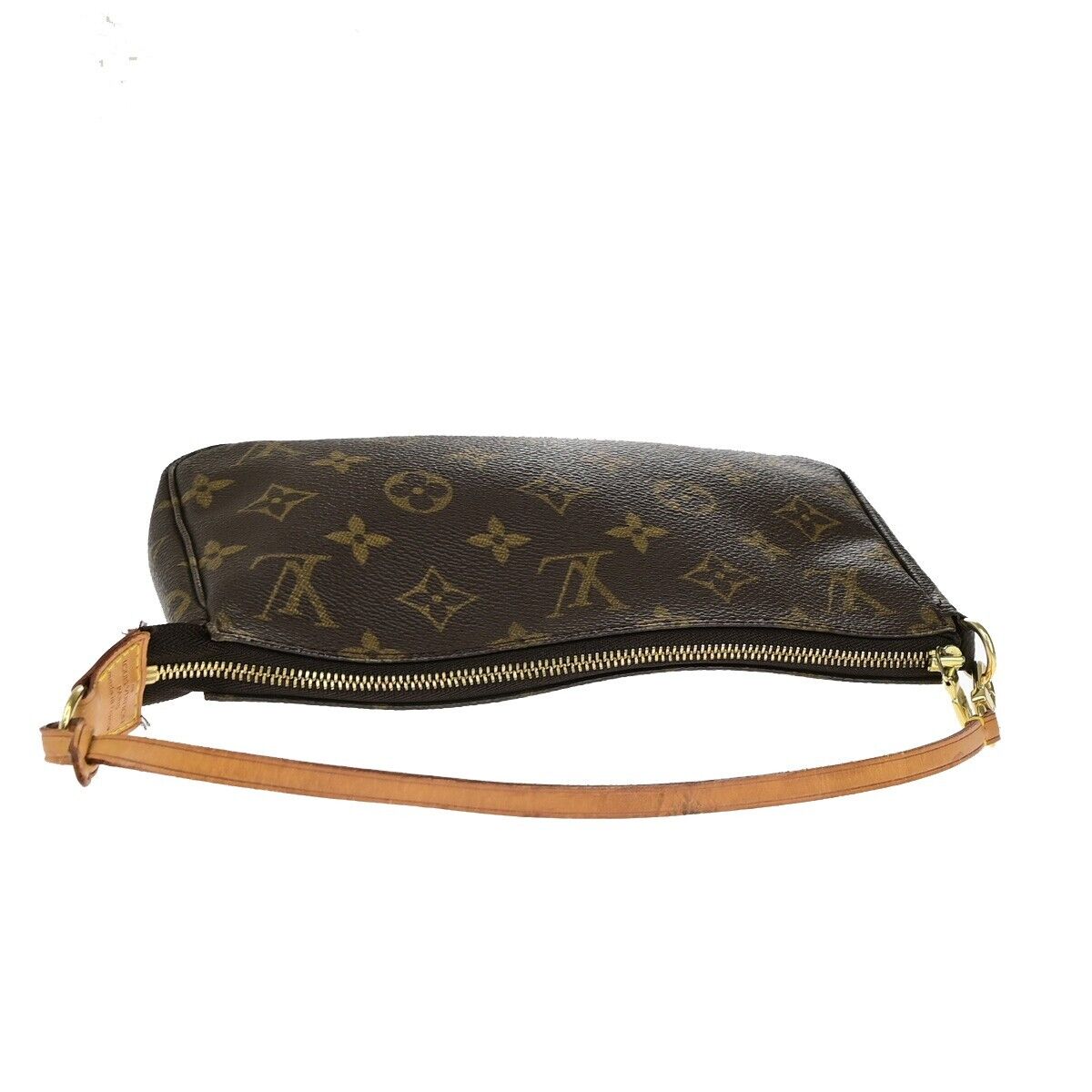 LOUIS VUITTON Pochette Accessoires Hand Bag Monogram Leather BN M51980 80ED260