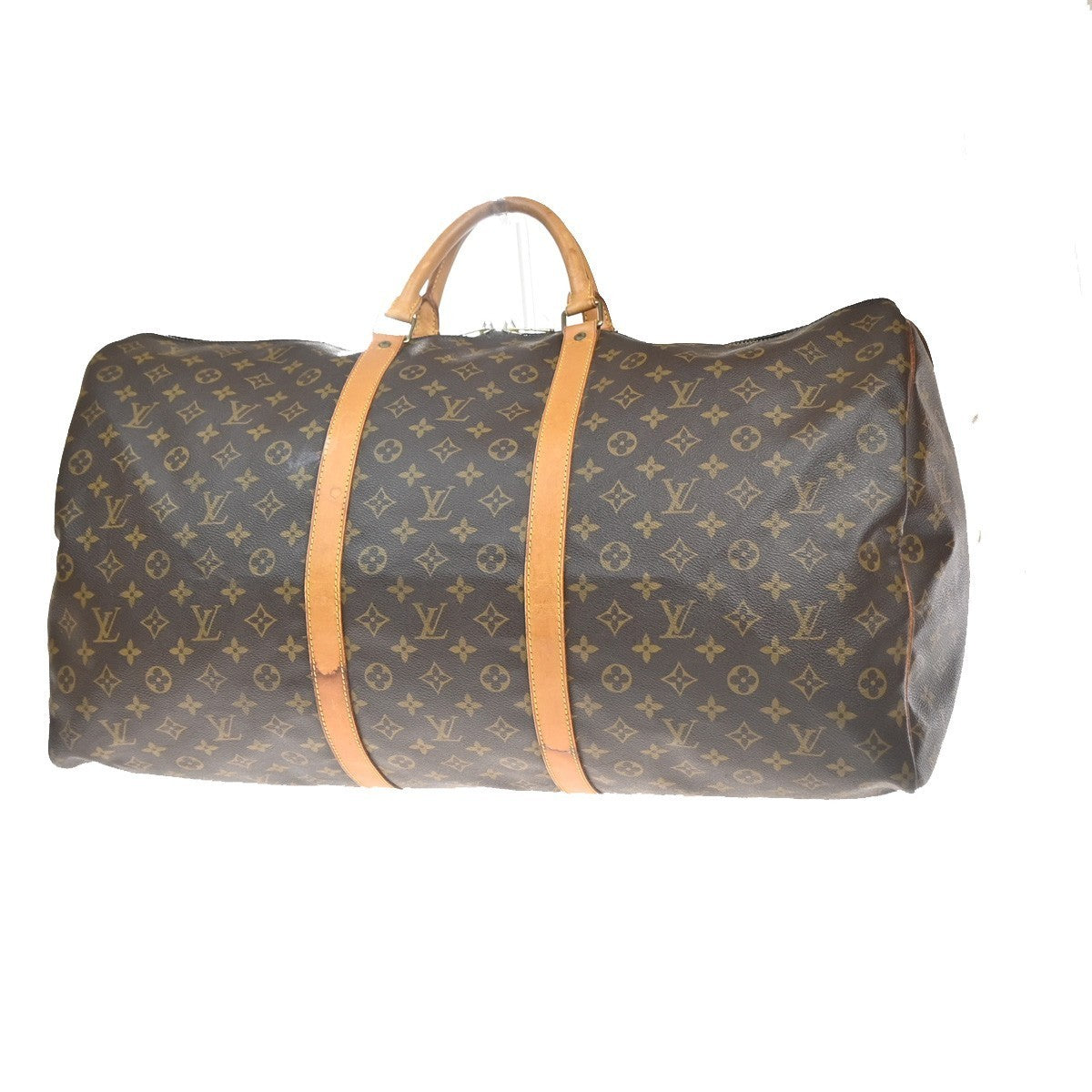 LOUIS VUITTON Keepall 60 Travel Hand Bag Monogram Leather Brown M41422 74YH945