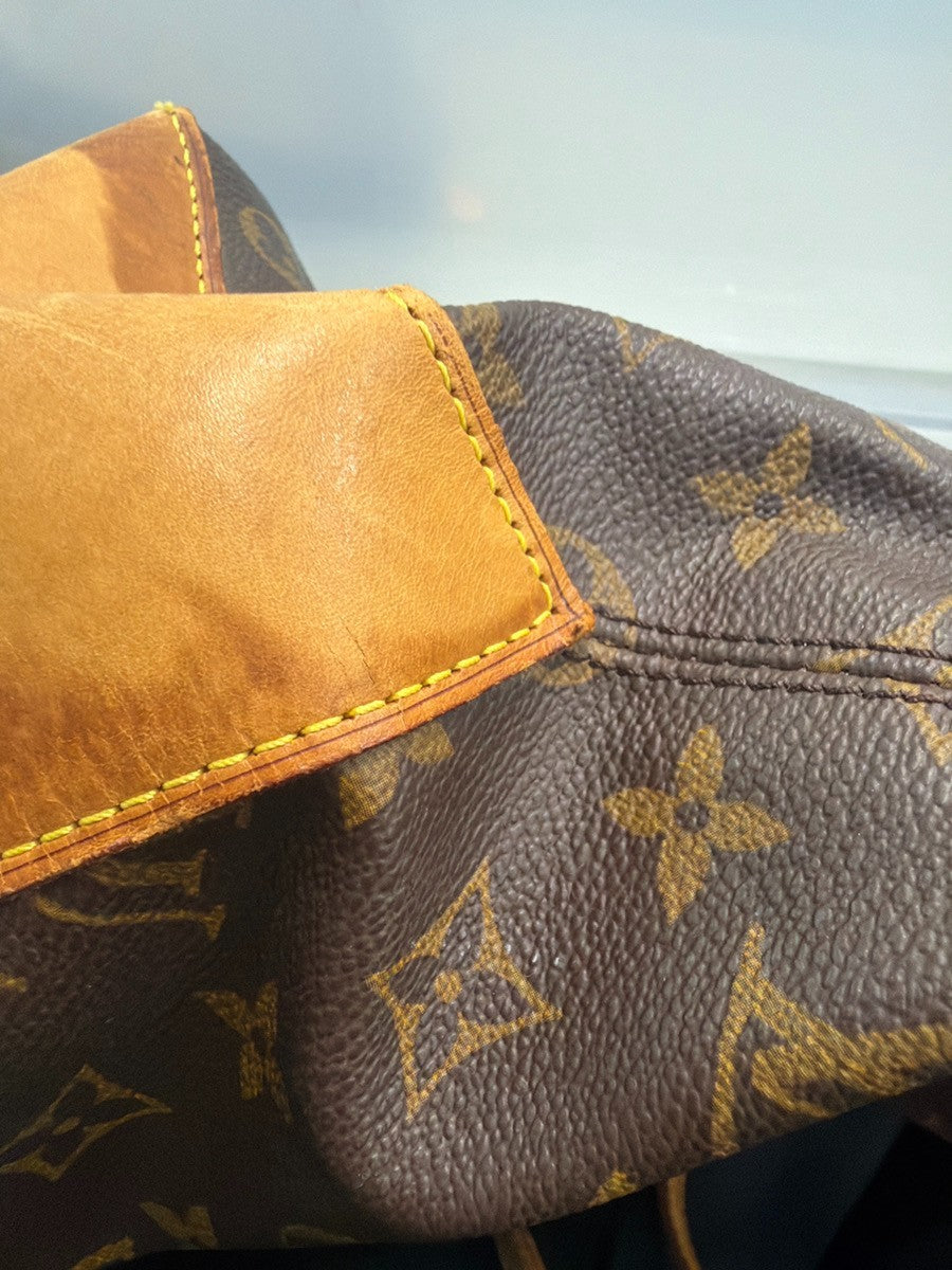 LOUIS VUITTON Cabas Alto Shoulder Bag Monogram Leather Brown M51152  70YJ153