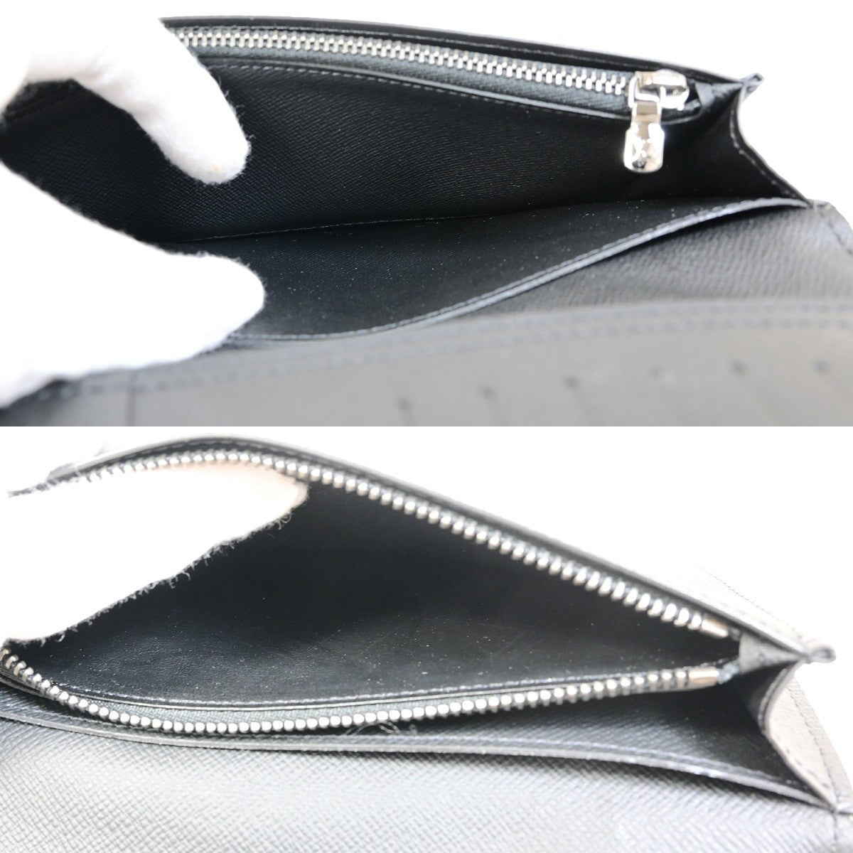 LOUIS VUITTON Portefeuille Brazza Long Wallet Monogram Eclipse BK M61697 88RL434