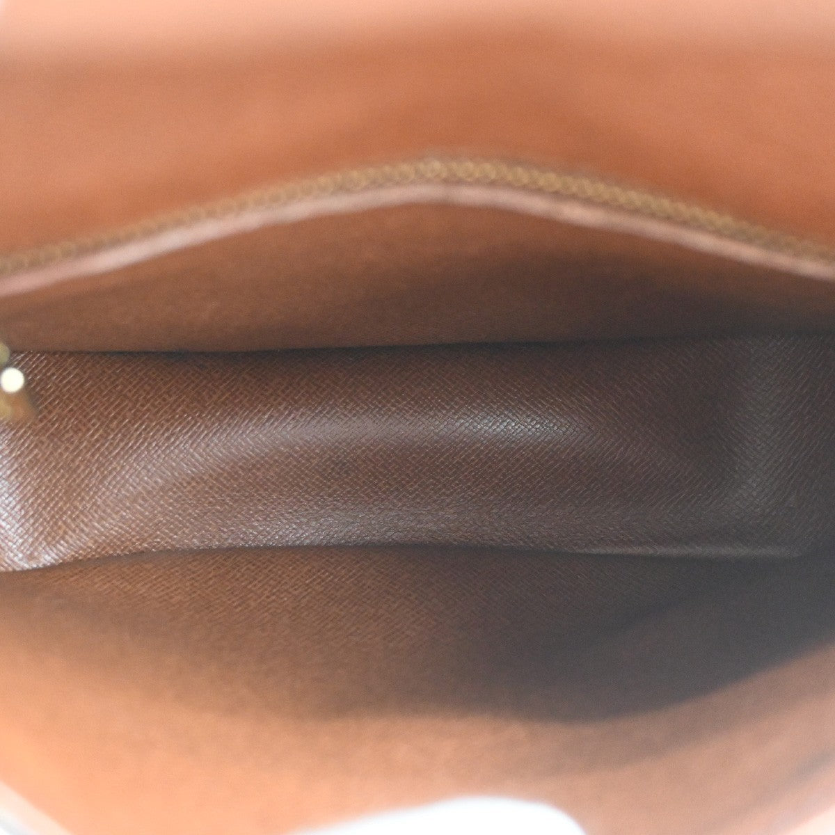 LOUIS VUITTON Saint Cloud MM Shoulder Bag Monogram Leather Brown M51243 34SA143