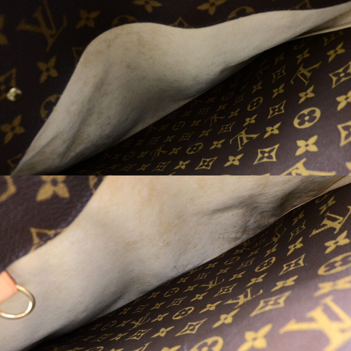 LOUIS VUITTON Rivoli Briefcase Hand Bag Monogram Leather Brown M53380 11YG534