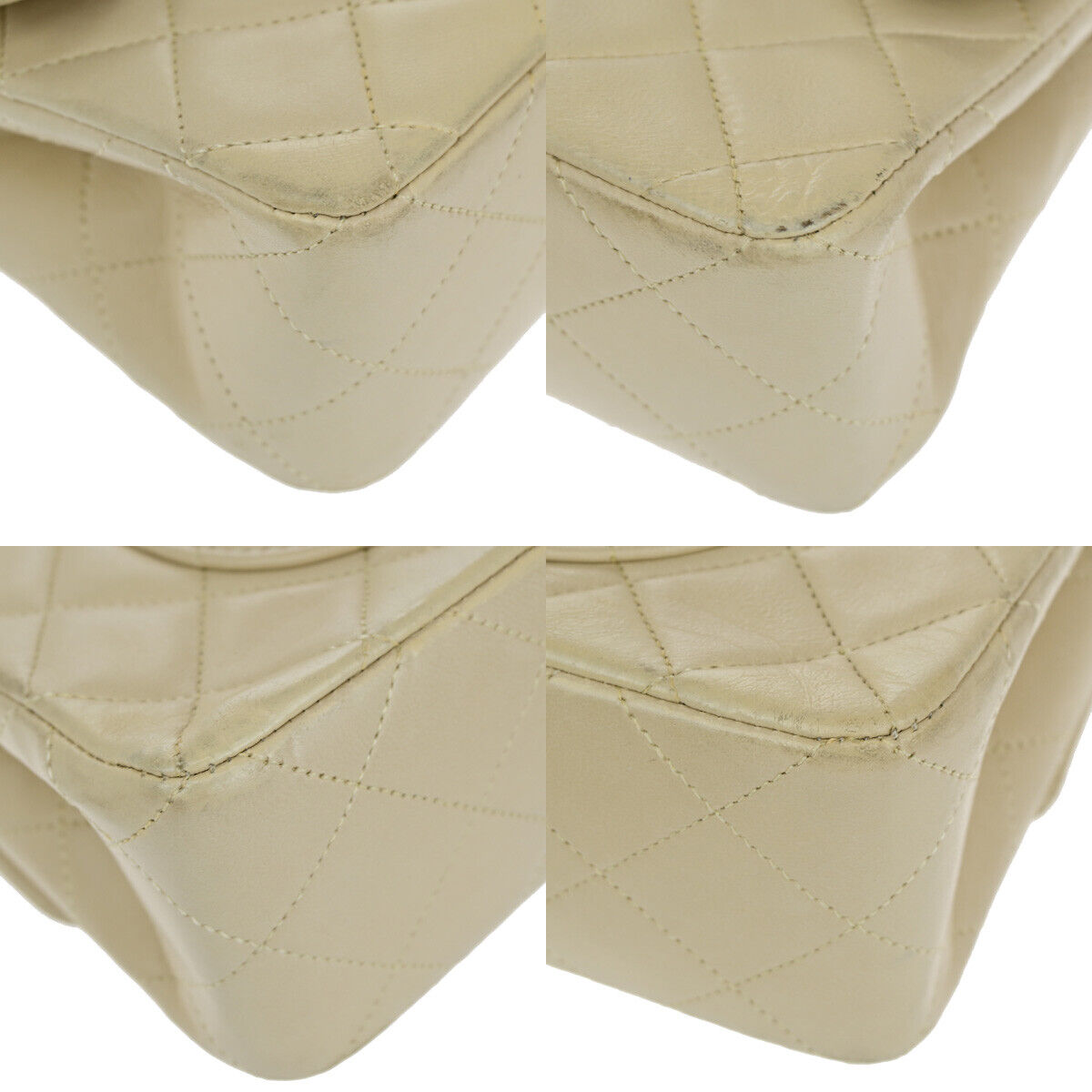 CHANEL CC Matelasse 23 Double Flap Chain Shoulder Bag Leather GHW BE 870RJ890