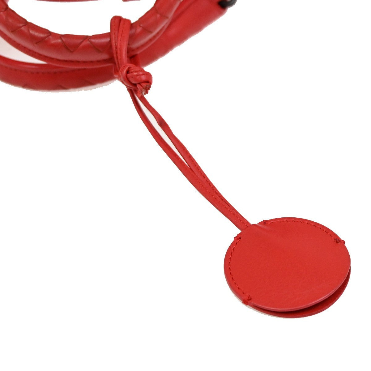 BOTTEGA VENETA Intrecciato Roma 2Way Shoulder Bag Nappa Leather Red 50RL604