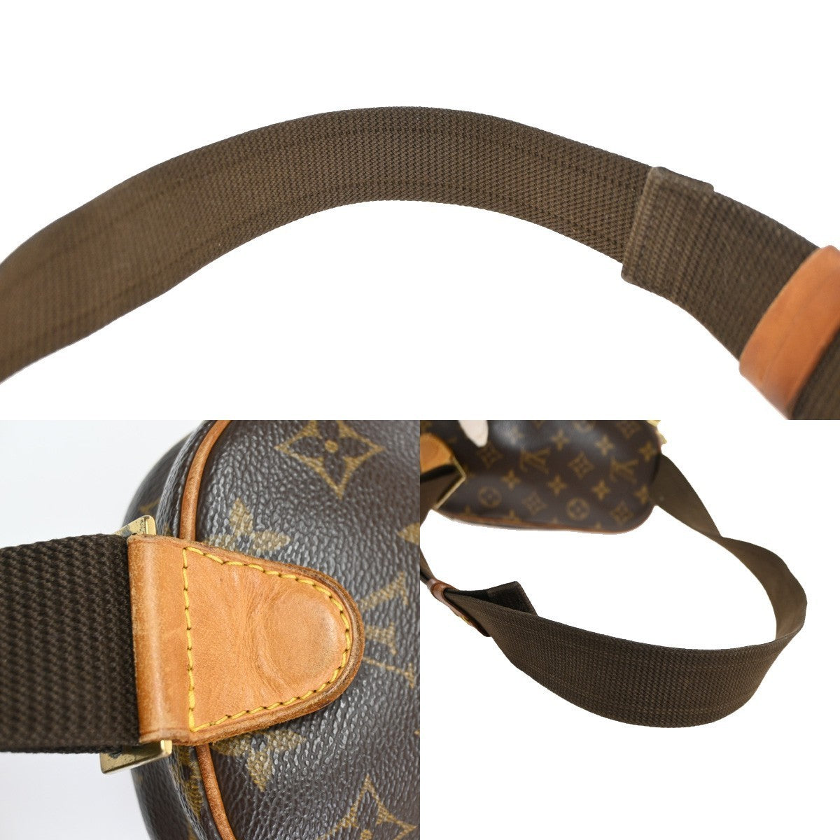 LOUIS VUITTON Pochette Gange Shoulder Bag Monogram Brown Spain M51870 13TA338