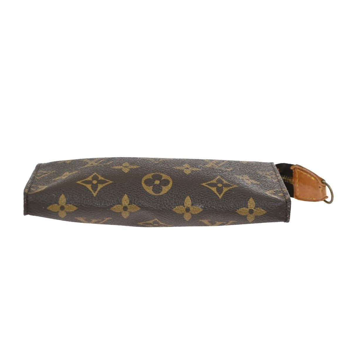 LOUIS VUITTON Logo BUCKET PM Pouch Clutch Bag Monogram Leather BN France 66KC744
